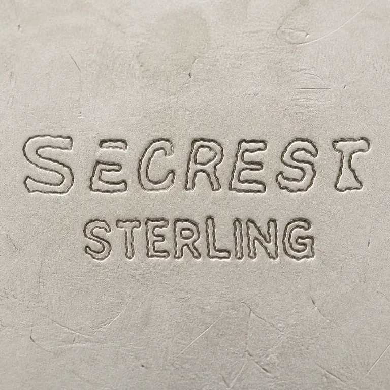 Russell Secrest (1935-2010): Secrest, sterling; oxidized reconstruction.
