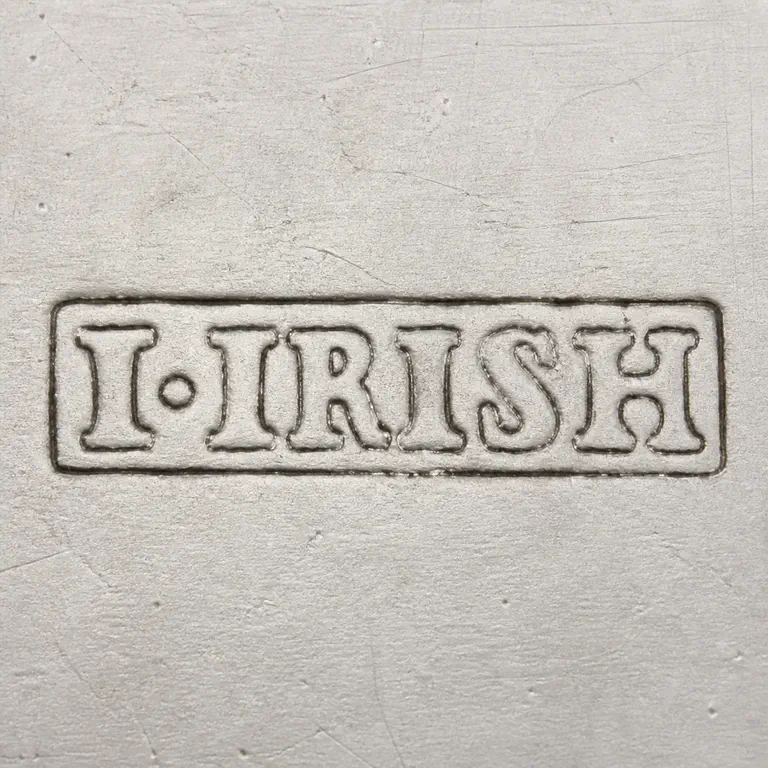 Silversmith: I.Irish; oxidized reconstruction.