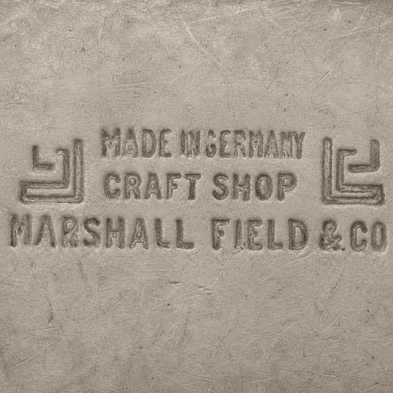 Marshall Field: Marshall Field, Craft Shop; oxidized reconstruction.