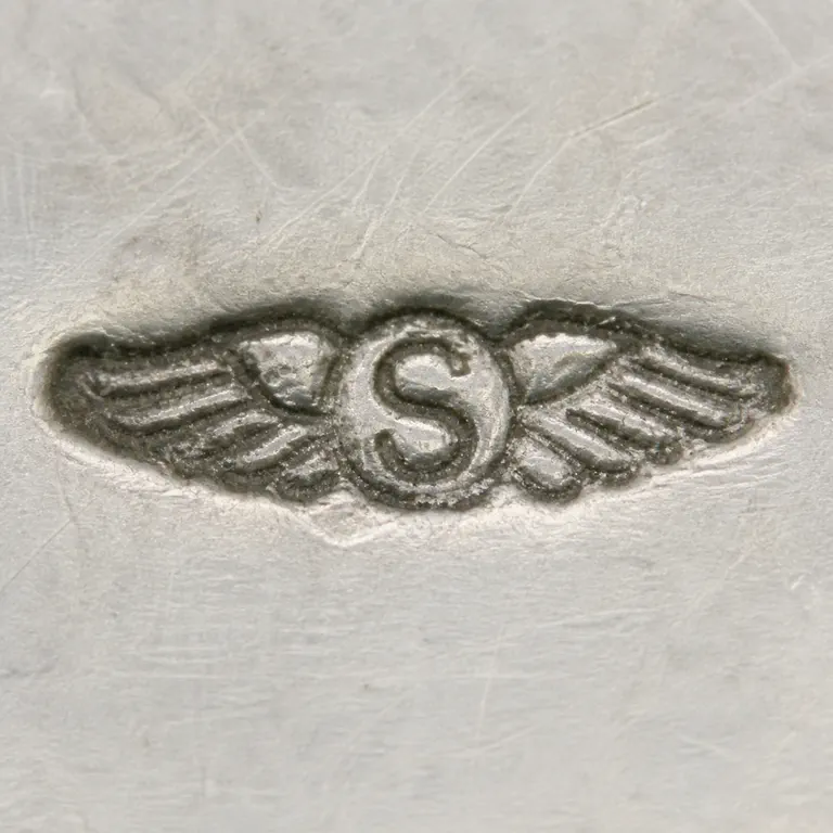 George W. Shiebler & Co.: S, Wings; oxidized reconstruction.