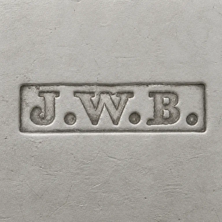 Joseph W. Boyd: JWB; oxidized reconstruction.