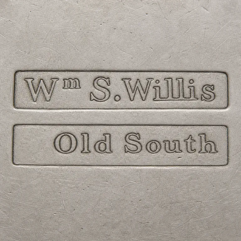 William S. Willis: Wm.S.Willis, Old South; oxidized reconstruction.
