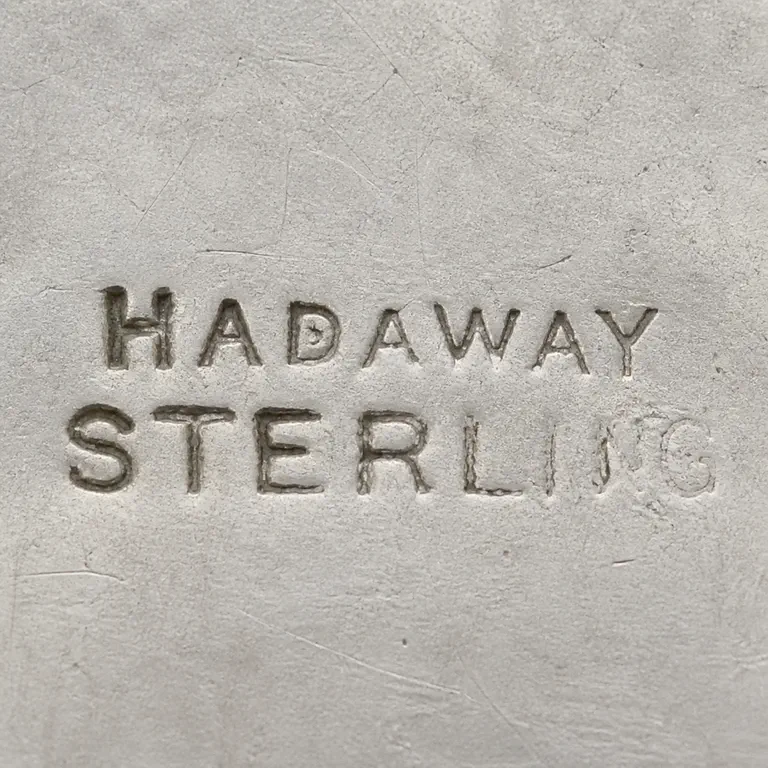 William Medford Hadaway (1930-2000): Billy Hadaway sterling; oxidized reconstruction.