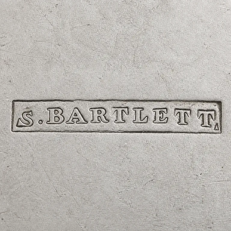 Samuel Bartlett: S.Bartlett; oxidized reconstruction.