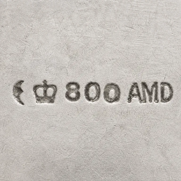 Julius Lemor: Crescent, crown, 800, and AMD; oxidized reconstruction.