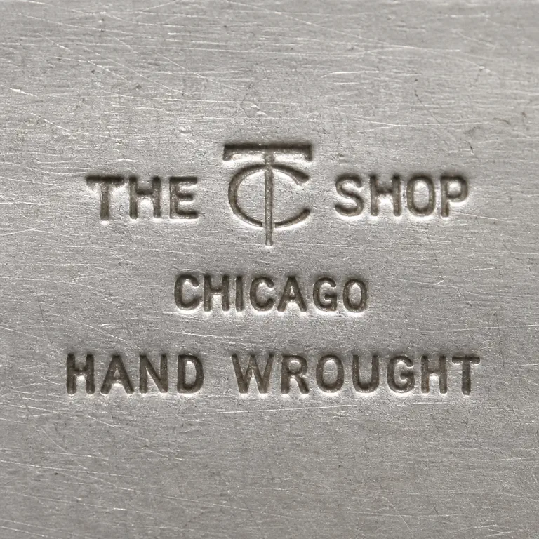 The T. C. Shop: The TC Shop, Chicago, Handwrought; oxidized reconstruction.