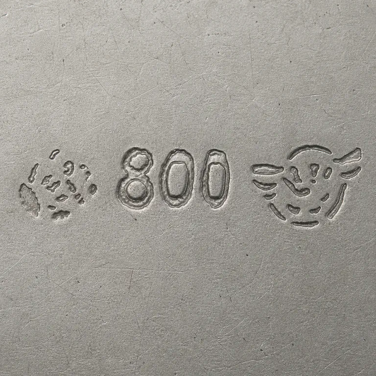 looking for info: Worn maker fragments, 800, and disconnected wing-like terminal fragments; oxidized reconstruction.