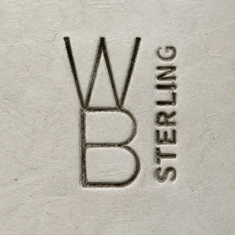 Ward Bennett (1917-2003): Ward Bennett jewelry; oxidized reconstruction.