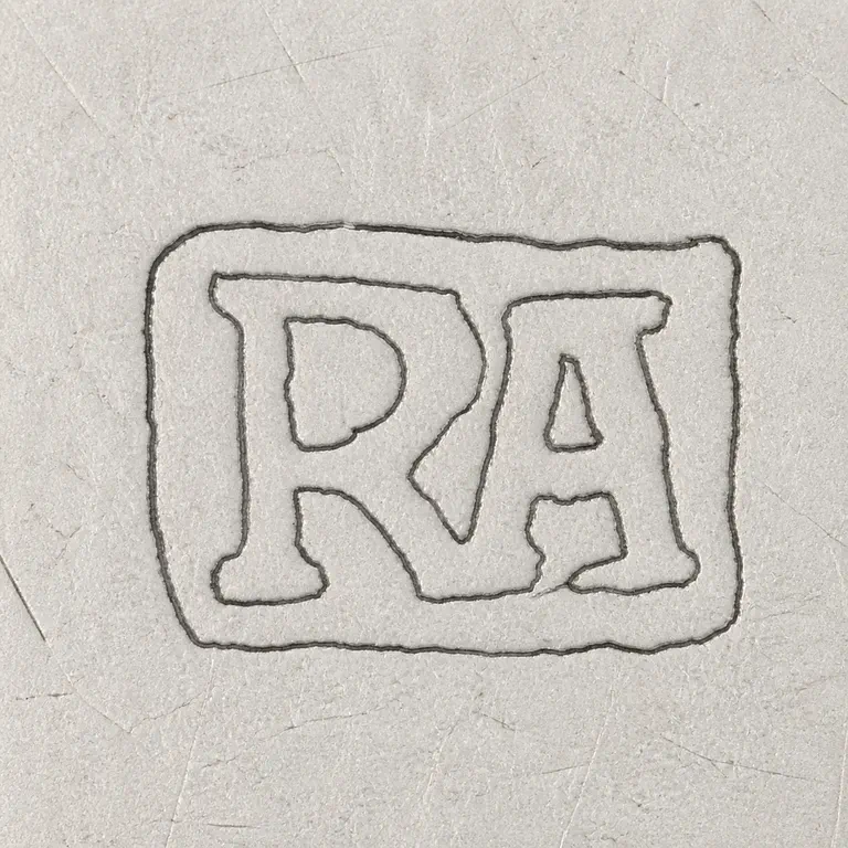 Silversmith: RA; oxidized reconstruction.