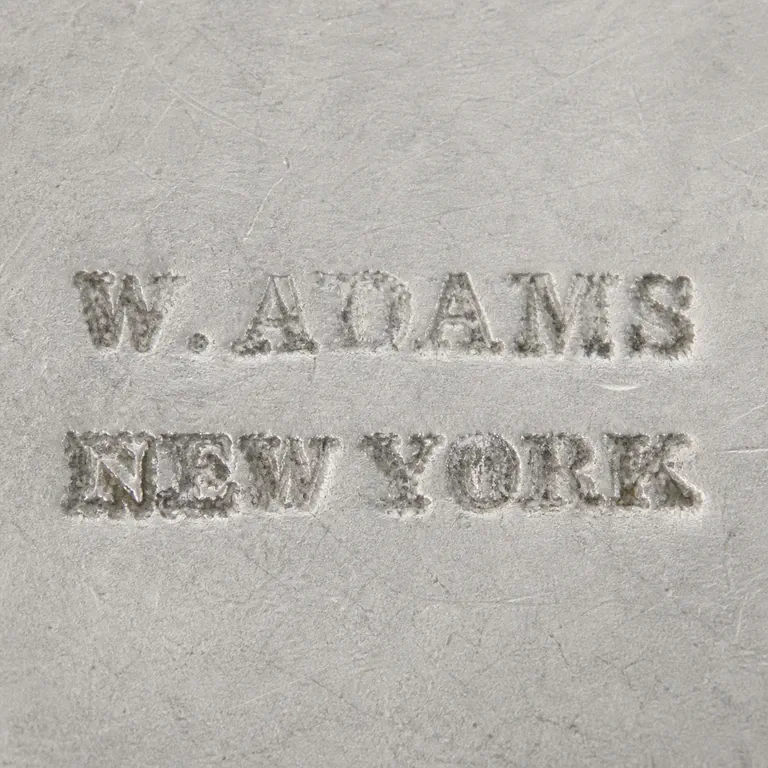 William Adams: W.Adams; oxidized reconstruction.