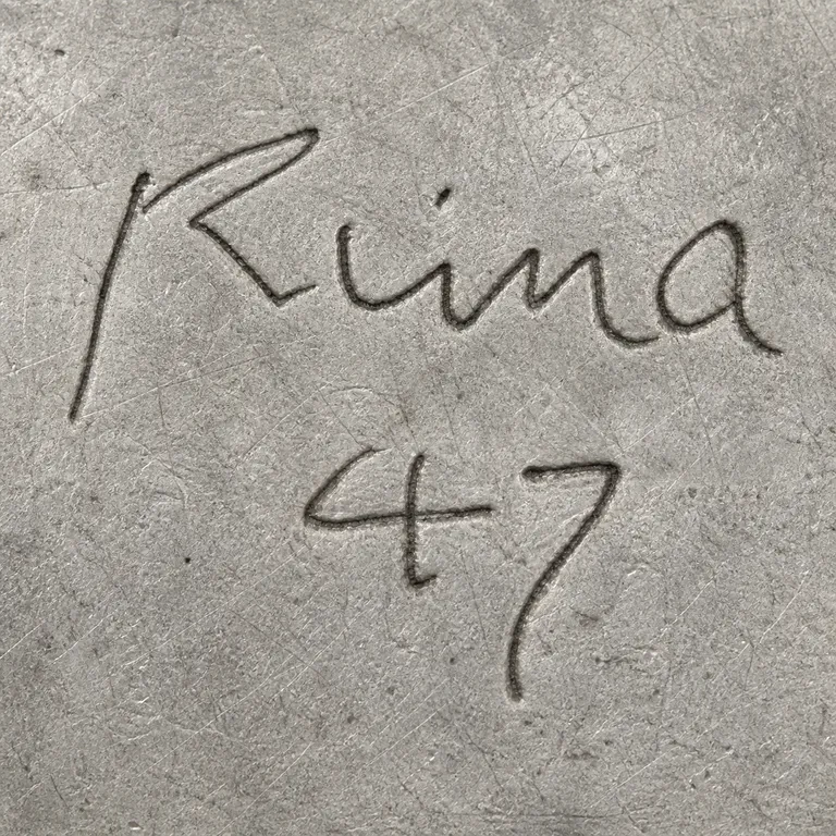 Rima (c.1920-2001): Rima; oxidized reconstruction.