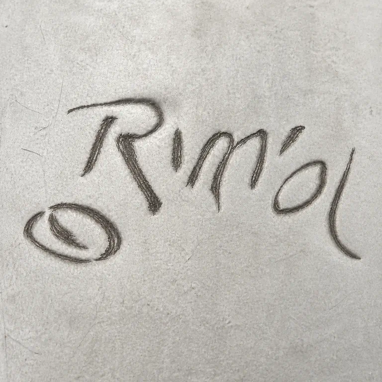 Rima (c.1920-2001): Rima; oxidized reconstruction.