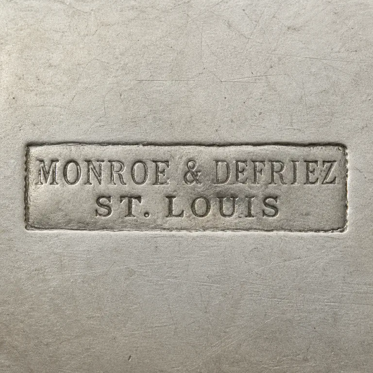 Monroe & DeFriez: Monroe & DeFriez, St. Louis; oxidized reconstruction.