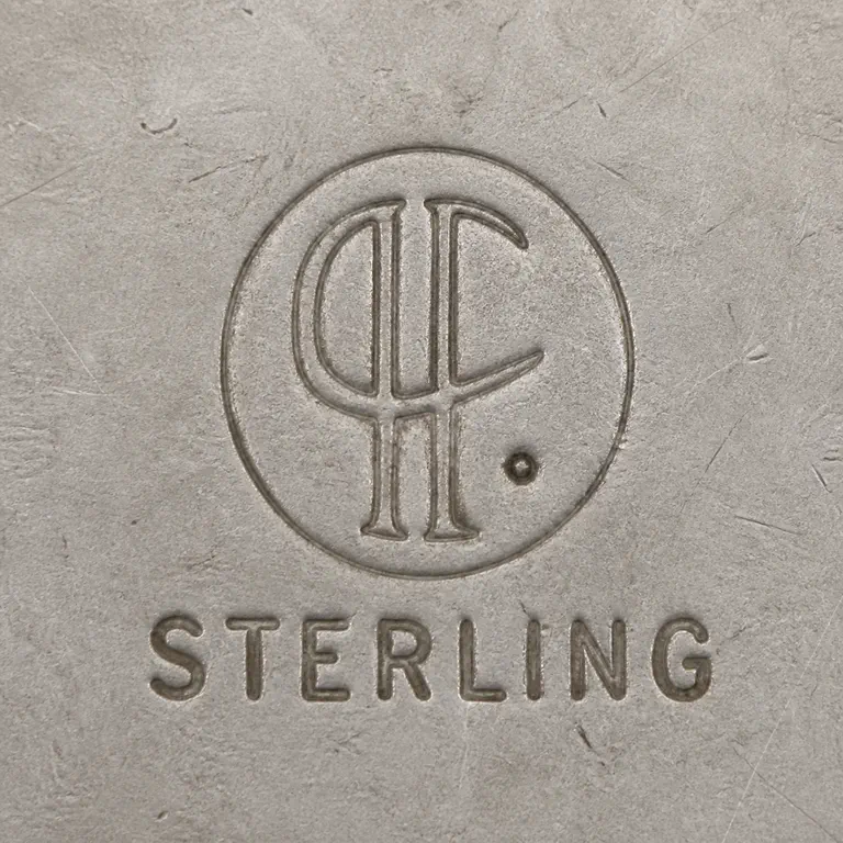 Lois Franke (Warren) (1924-2013): Lois Franke sterling; oxidized reconstruction.