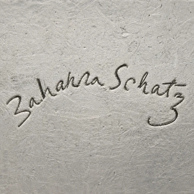 Zahara Schatz (1916-1999): Zahara Schatz jewelry; oxidized reconstruction.