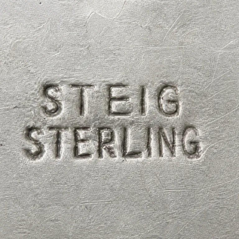 Henry Steig (1906-1973): Steig, sterling; oxidized reconstruction.