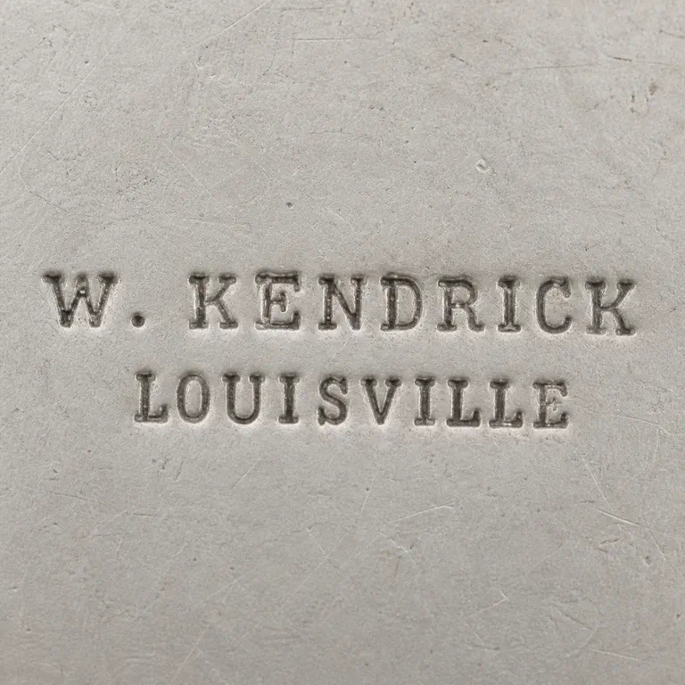 William Kendrick: W.Kendrick, Louisville; oxidized reconstruction.