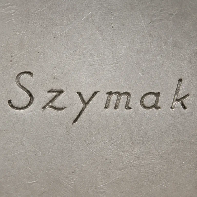 John Szymak (1923-2007): John Szymak jewelry · Szymak, sterling; oxidized reconstruction.