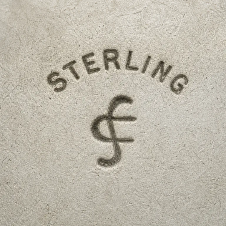 S. Cottle & Company: SC, sterling; oxidized reconstruction.