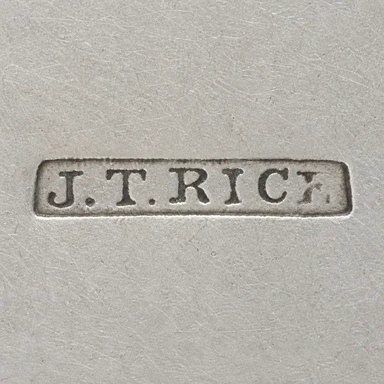 Joseph Taft Rice: J.T.Rice; oxidized reconstruction.