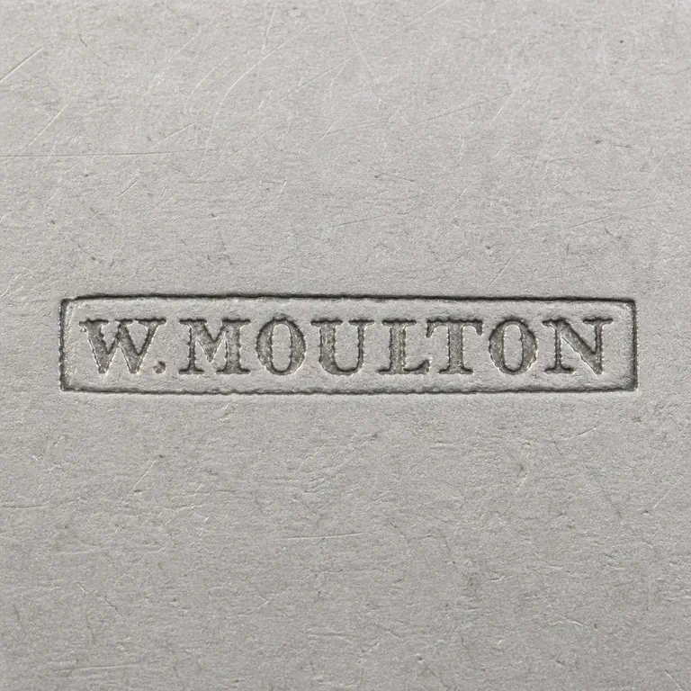 William Moulton II: W.Moulton; oxidized reconstruction.