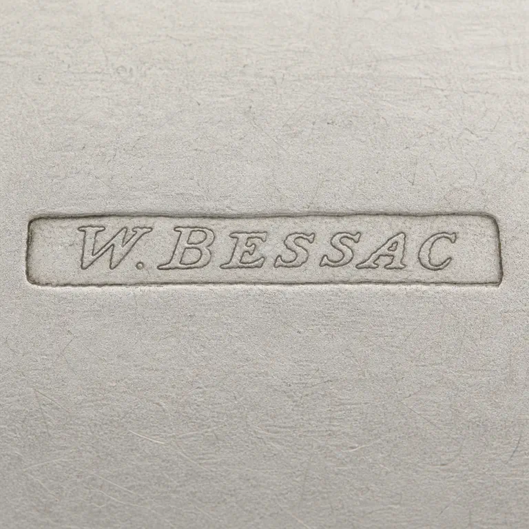 William John Bessac: W. Bessac; oxidized reconstruction.