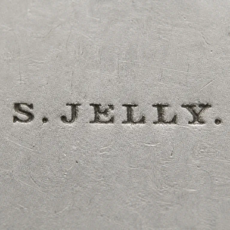 Samuel Jelly: S.Jelly; oxidized reconstruction.