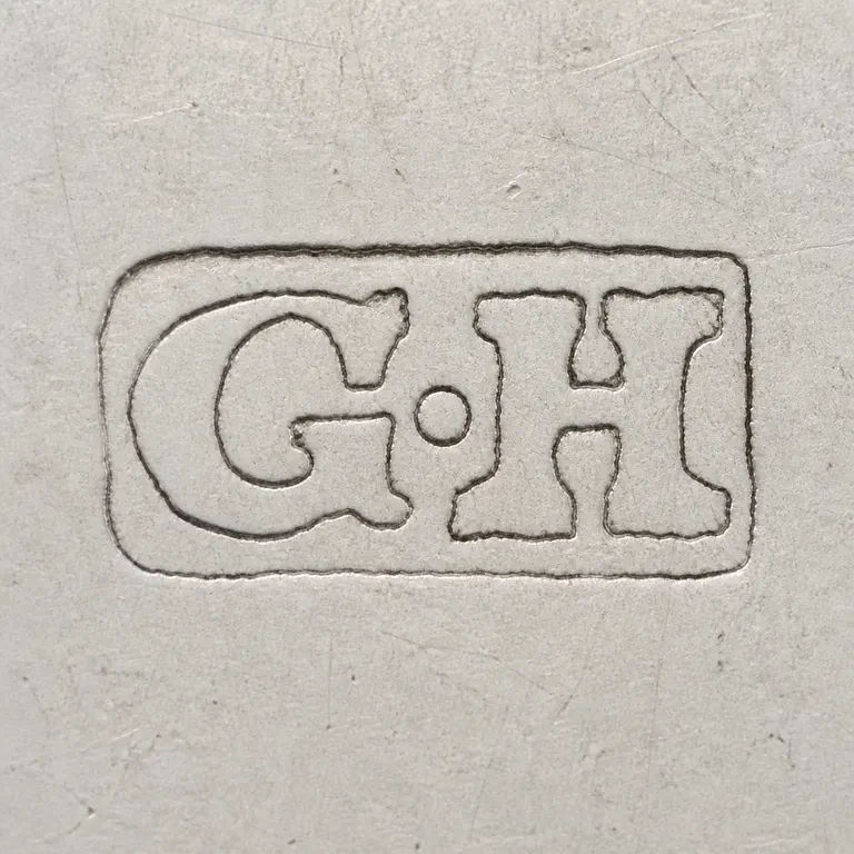 Silversmith: G.H; oxidized reconstruction.