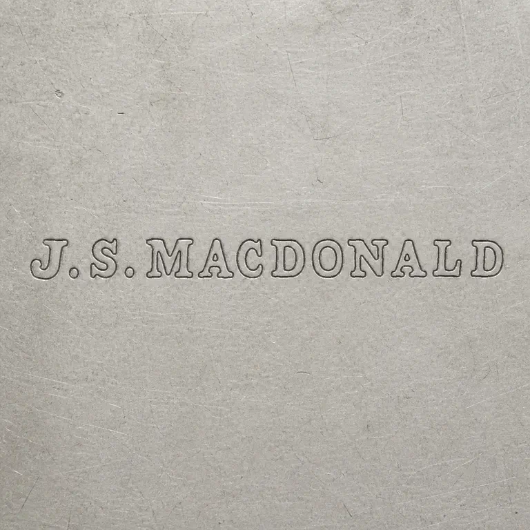 J. Stuart MacDonald: J.S.MacDonald; oxidized reconstruction.
