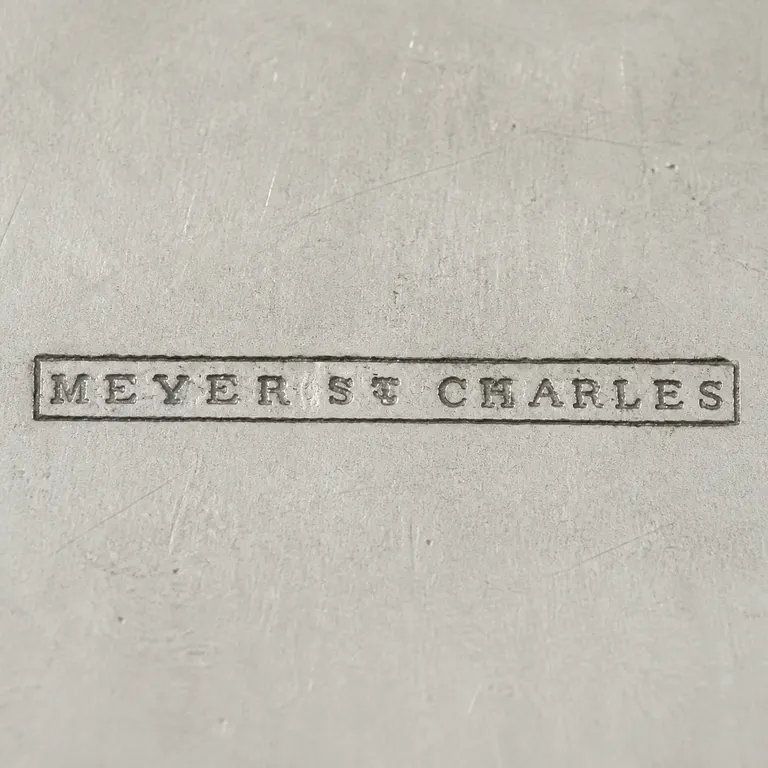 Max Meyer: Meyer, St. Charles; oxidized reconstruction.