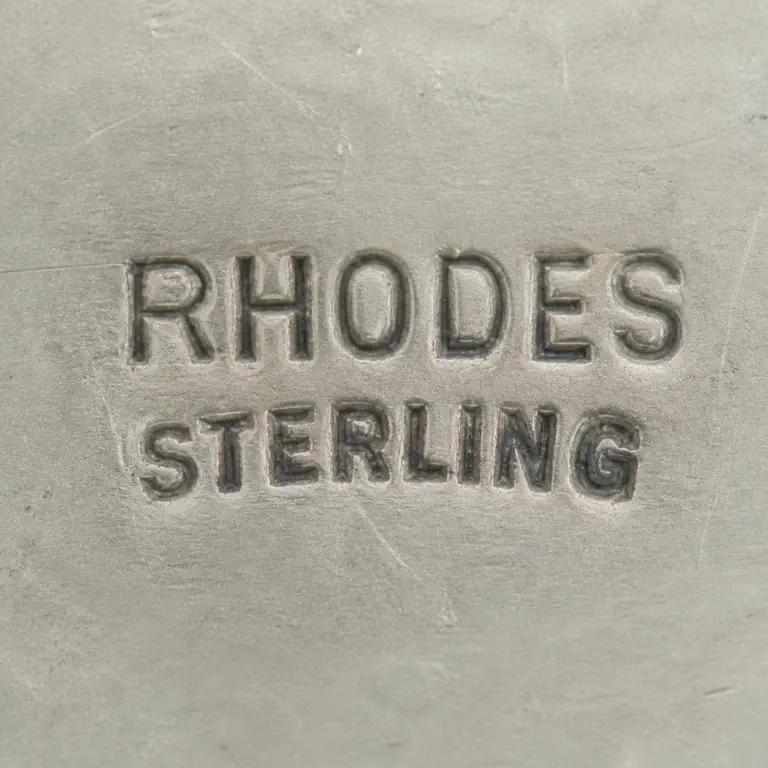 Walter Rhodes (1896–1968): Walter Rhodes jewelry; oxidized reconstruction.