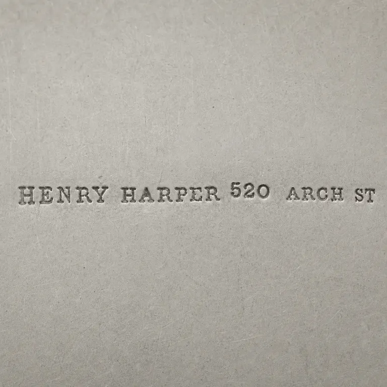 Henry Harper: Henry Harper; oxidized reconstruction.