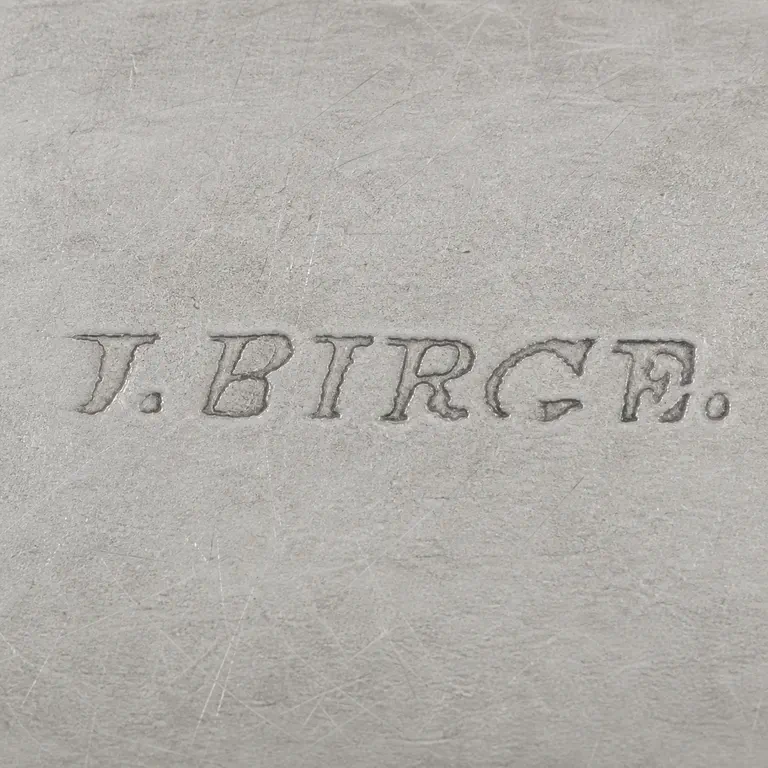 John Birge: J. Birge; oxidized reconstruction.