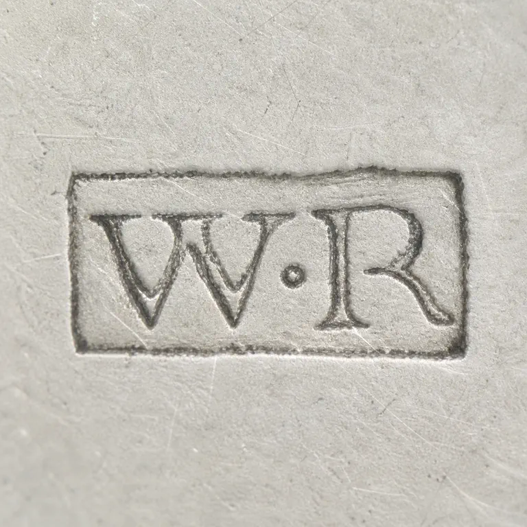 William Richardson: W.R; oxidized reconstruction.
