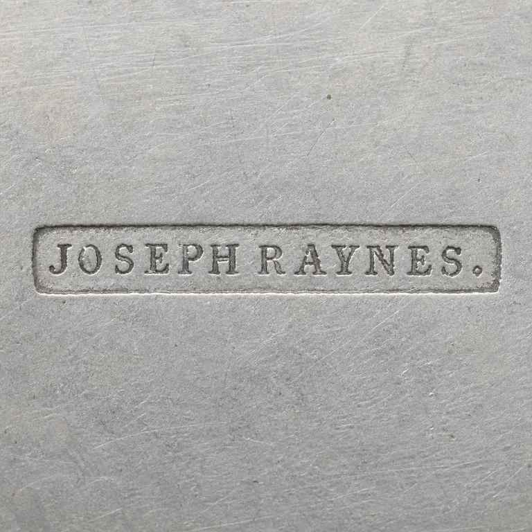 Joseph Raynes: Joseph Raynes; oxidized reconstruction.