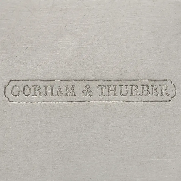 Gorham & Thurber: Gorham & Thurber; oxidized reconstruction.