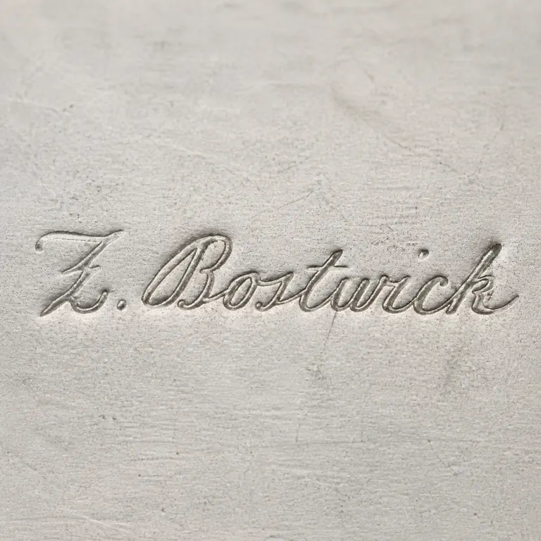 Zalmon Bostwick: Z.Bostwick; oxidized reconstruction.